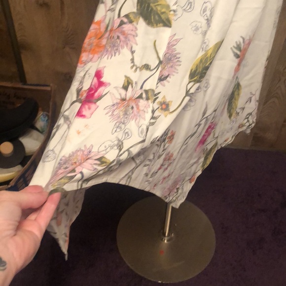 Beautiful Flowing Mini Dress or Blouse by LOVESTITCH size Medium - Picture 6 of 16